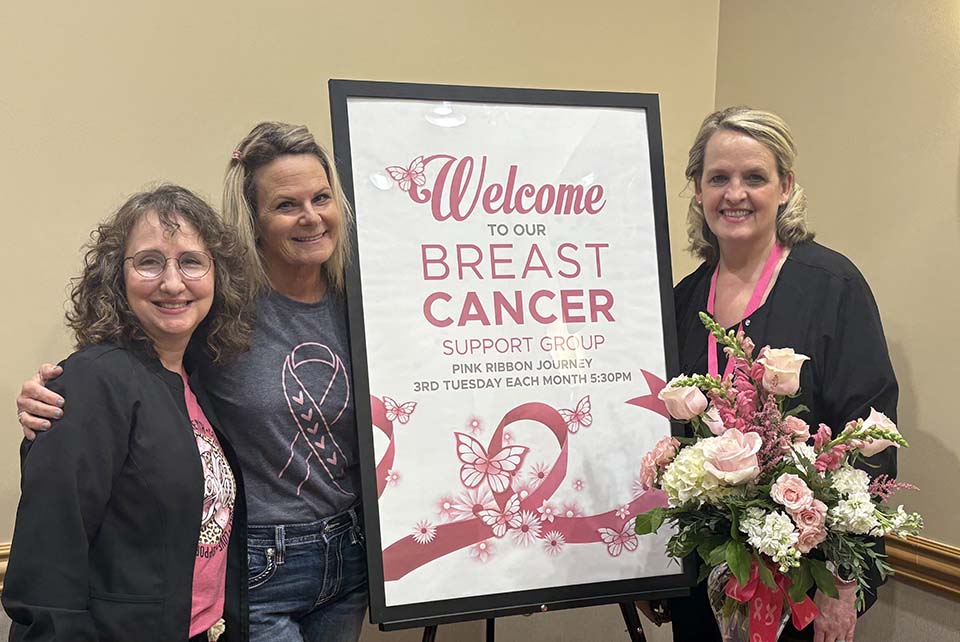 Elise Bostick, Donna Dobbs, Glenda Edwards